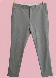 Gray Casual Trousers