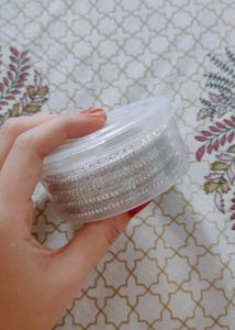 Zircon Whitish Bangle