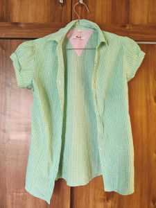 Green Checked Shirt