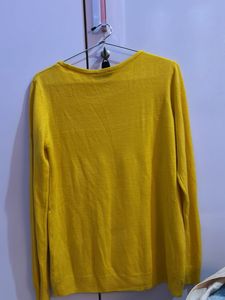 Yellow Long Sleeve Top S size