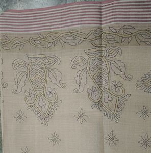 New Pure Cotton Chickankari Saree