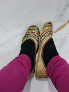 Colorful Embroidered Juttis