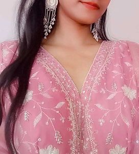 Latest Handwork Wedding Heavy Indo Western Dress