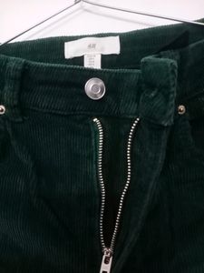 Corduroy Slim Trousers