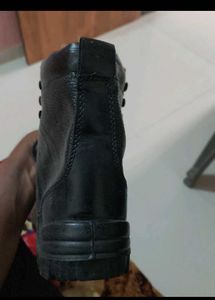 Leather Army Ankle Boots