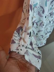 Patterned Shirt Top