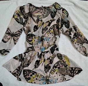 Y2k Vintage Butterfly print Top