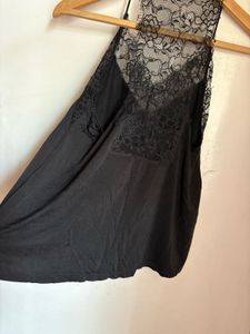 Beautiful Black  Imported Top With Lace