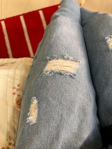 Relaxed Fit Blue Jeans
