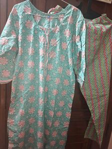 Fully Stitched Printed Kurta Set for Ladies ||
