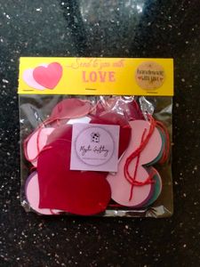 Hand Crafted Heart Buntings/Hangings
