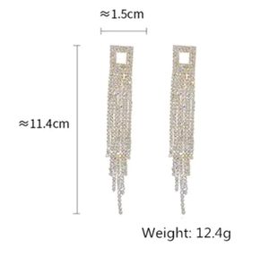Long Pretty Earrings For Mocktail Parties.