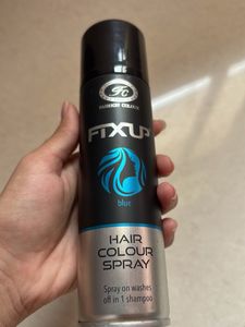 Fashion Colour Fixup Blue Hair Spray
