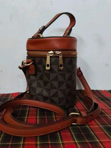 Stylish Cylinder Crossbody Bag