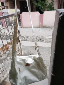 Beige Women Sling Bag