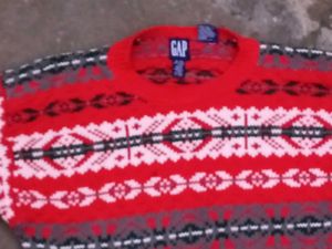 GAP Patterned Crewneck Sweater