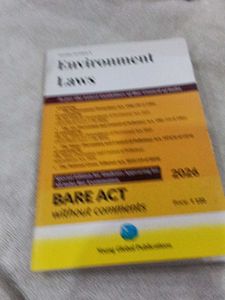 Environment Laws Bare Act 2026