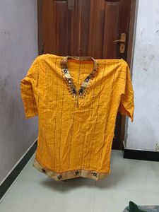 Vintage Embroidered Cotton Tunic