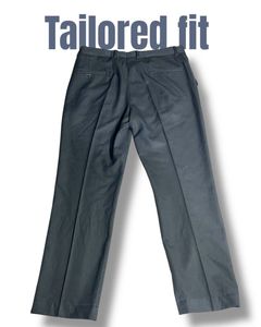 Tailored Fit Gray Pants