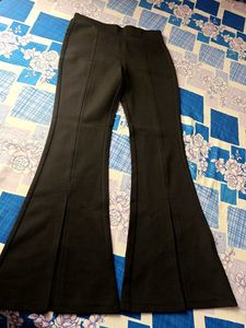 Front Slit Flare Pants