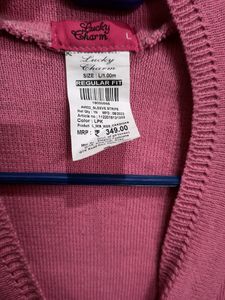 Lucky Charm Pink Cardigan