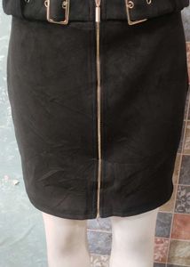 Hailys Black Belted Pants - Size 32