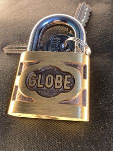 🆕Globe Brass Lock With 3 Keys ( 2inch - 280gms)