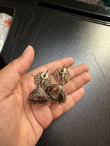 Peacock Drop Earrings