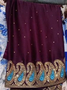 Elegant Brown Saree