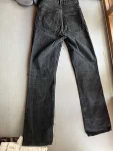 Trendy Black Flared Jeans