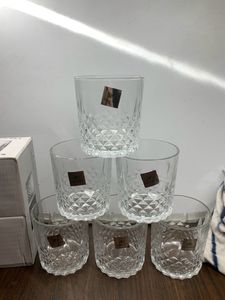 300ml Diamond Whiskey Glass Set Of 6
