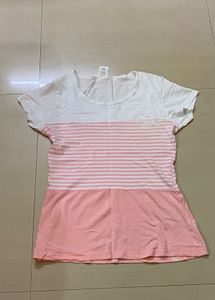 Pink Striped T-Shirt