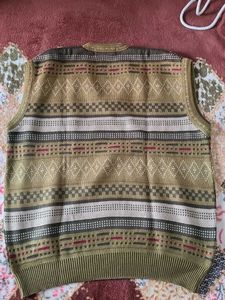 Vintage Striped Sweater Vest
