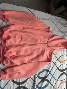 Pink Zip-Up Hoodie