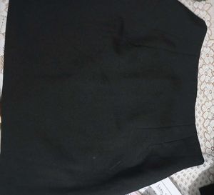 Black Korean Mini Skirt