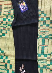 Mukul Cotton Armani Pant, Black Colour