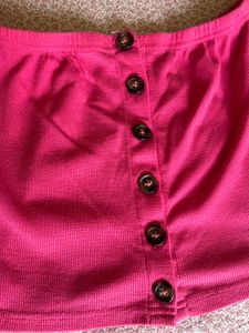 Women Hot Pink Top