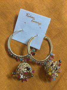 Fashionable Jhumka Hoop Earrings