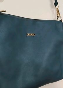 Women Teal Green Slingbag (Crossbody)