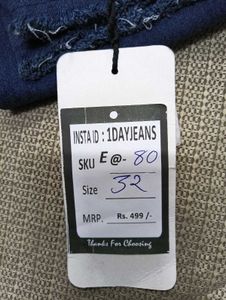 E@80 Size-32 Flared Jeans