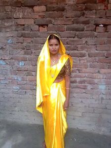 2 silk satin shiny saree