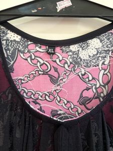 Printed Pink Dress