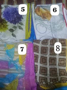 Combo 8 Multi Colour SAREE&#39;S