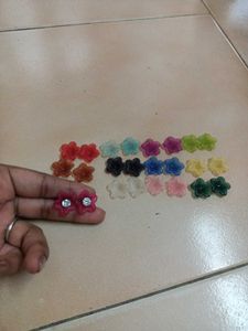 Flower Charm Earrings &amp; Necklace
