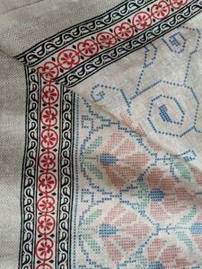 Elegant beige saree
