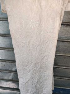 Embroidered Straight Pant