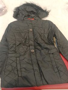 Stylish Black Quilted Jacket