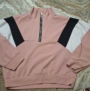 Color Block Pullover Sweatshirt