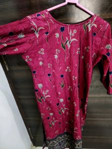 Floral Print Kurta