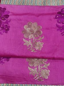 Elegant Magenta Saree